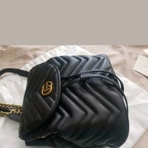 Gucci Marmot  Matelasse Backpack